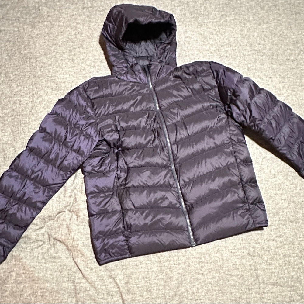Midnight Blue UNIQLO Ultra Light Down Puffer Jacket with Hood